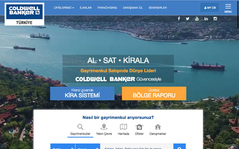 Coldwell Banker Türkiye Web Portal