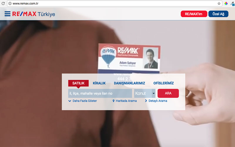 RE/MAX Türkiye Web Portal